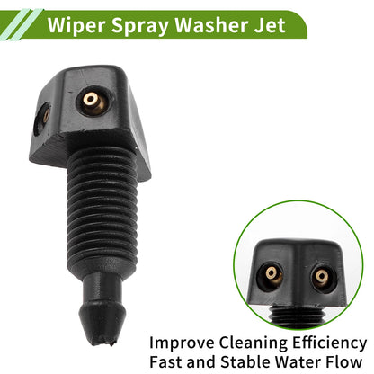 Washer Nozzle w/ Hose Connector for Ford