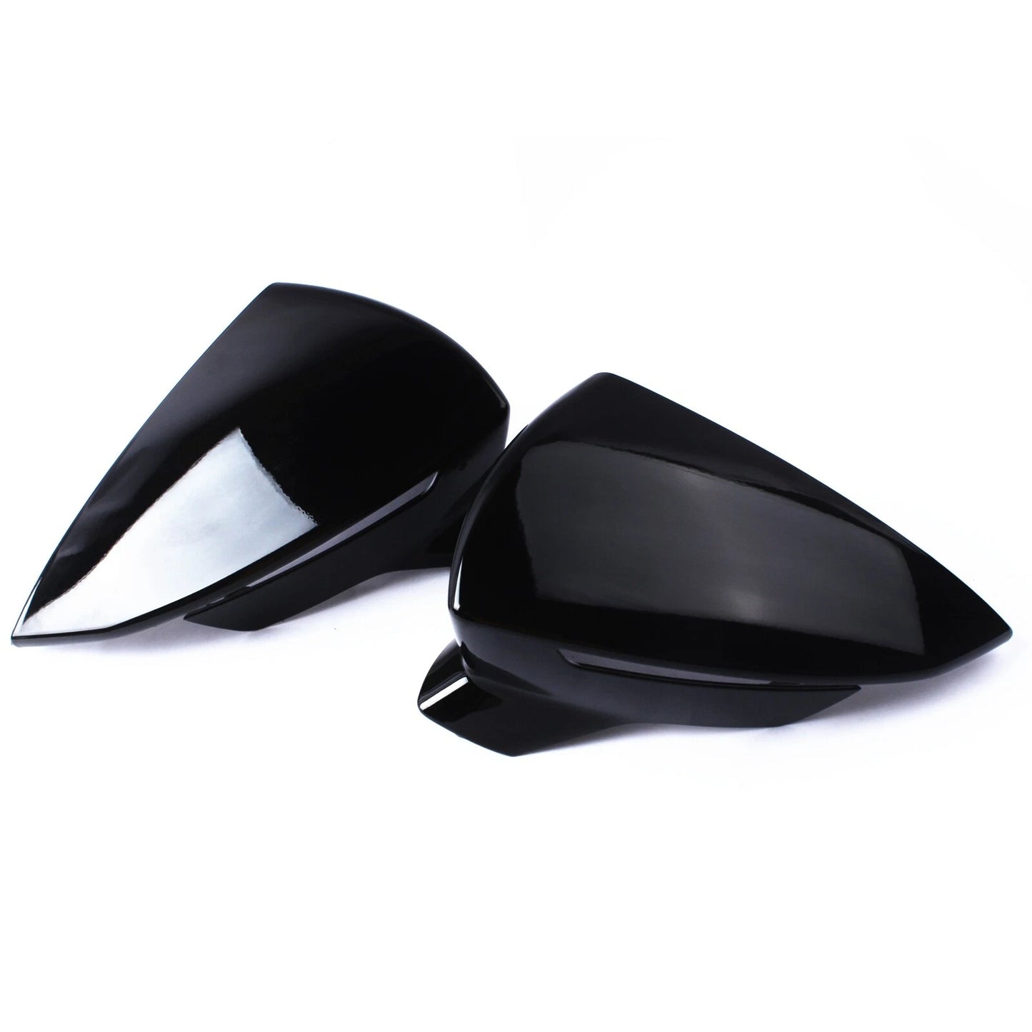 Gloss Black Side Mirror Covers for Seat Leon Mk3, Ibiza MK5 (2013-2020)
