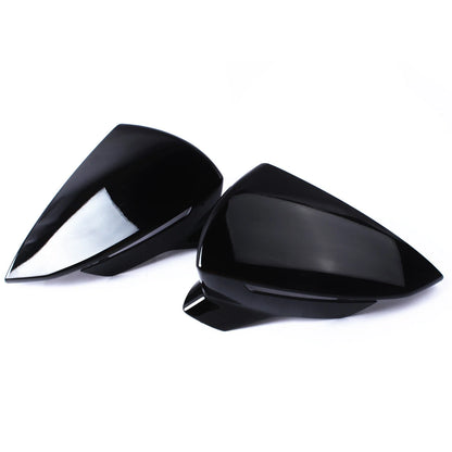 Gloss Black Side Mirror Covers for Seat Leon Mk3, Ibiza MK5 (2013-2020)