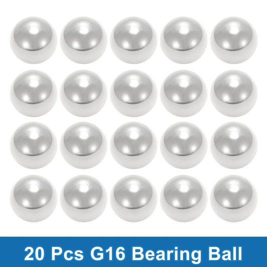 11.1mm Bearing Ball Steel Precision Ball Silver Tone 20 Pcs