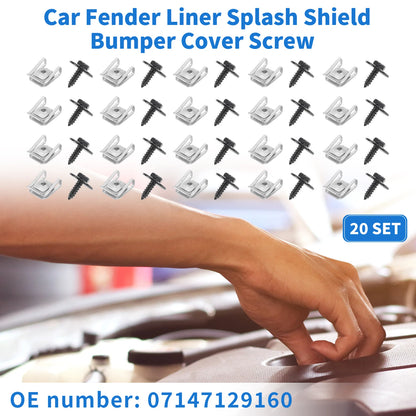 Fender Liner Splash Shield Bumper Cover Screw for BMW 1 Series M (2011)