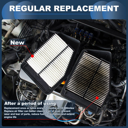 Engine Air Filter for Jeep Wrangler 3.6L 3.8L (2007-2017) - 1 Pcs