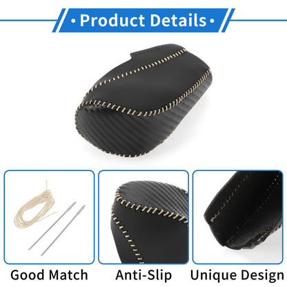 Beige Faux Leather Gear Shift Knob Cover for Chevrolet Cruze (2011 - 2015)
