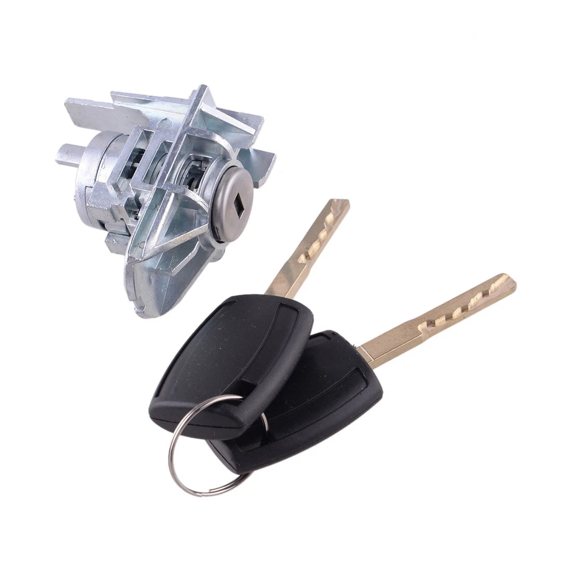 Front Left Door Lock Cylinder w/ 2 Keys for Ford Focus C-Max S-Max (2012-2018)