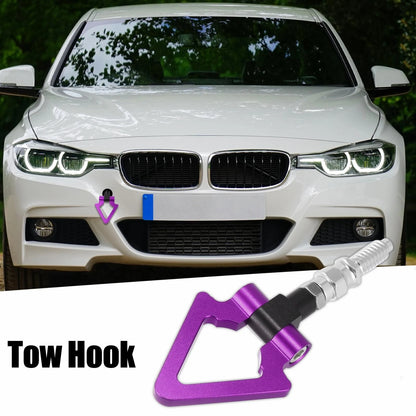 Purple Screw On Tow Hook Triangle Ring for BMW 3 5 7 Series Z3 Z4