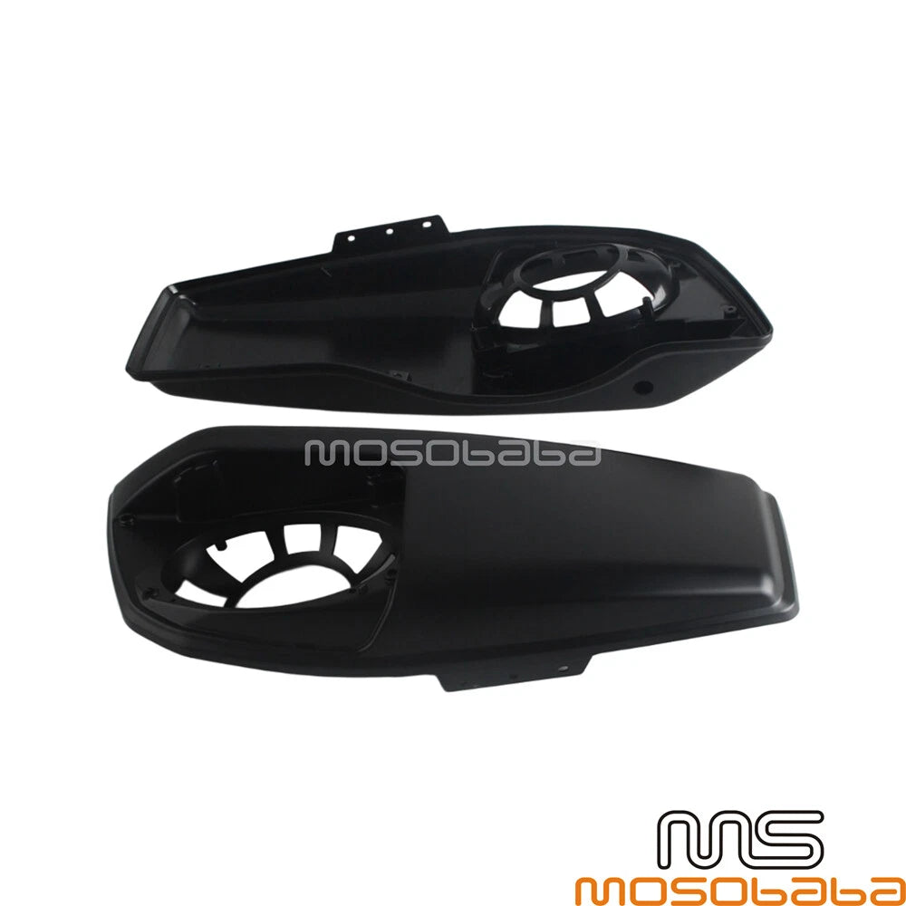 Black Saddlebag Lids Covers for Harley FLHXSE FLTRXSE (2023-Up)