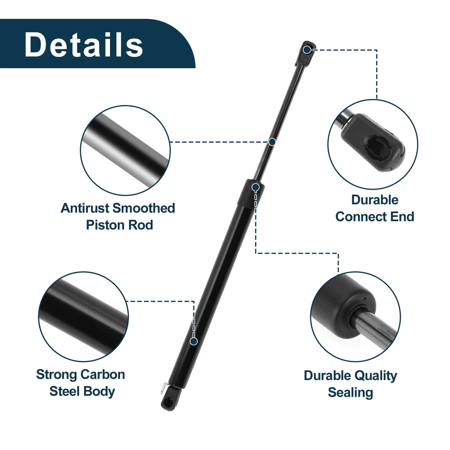 Rear Hatch Lift Supports Struts for Chevrolet Corvette (2005-2013)