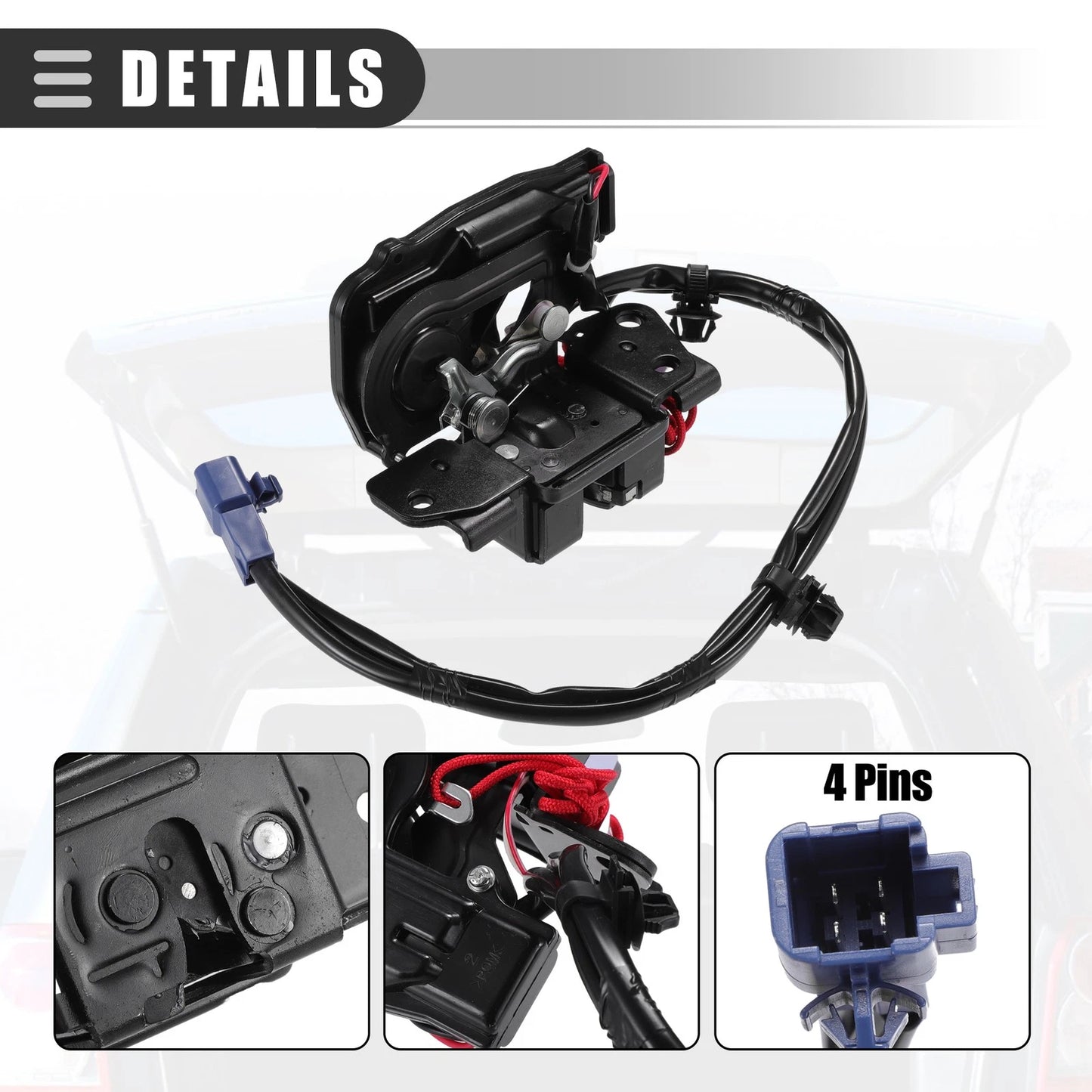 Rear Trunk Lock Actuator for Toyota Prius (2010-2015)