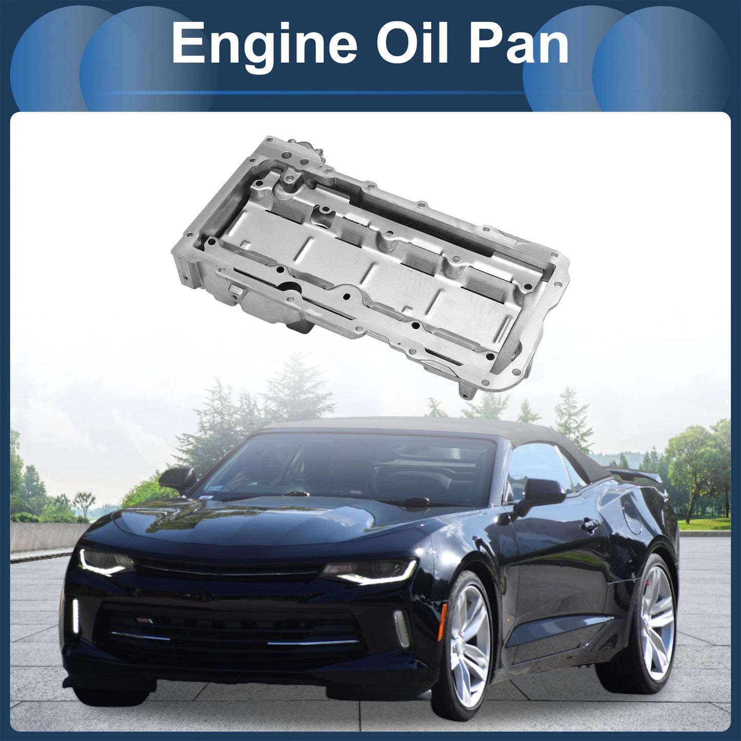 1x Engine Oil Pan for Chevrolet Camaro (1967-1987)