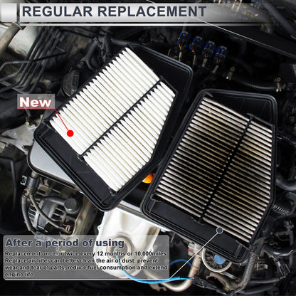 Engine Air Filter for Porsche 911 3.4L 3.8L 4.0L (2011-2019) - 1 Pair
