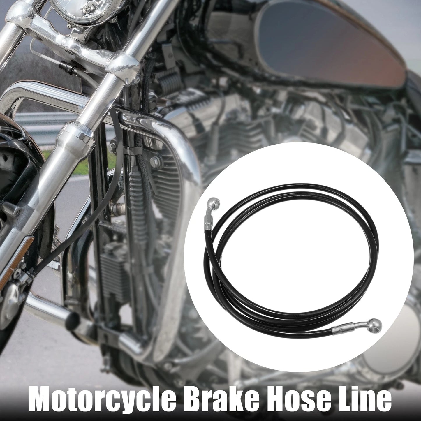 Brake Hose 200cm 1 Set for Motorcycle