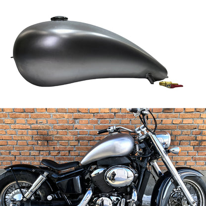 Fuel Tank for HONDA VT750 SHADOW750 1997-2003 (2 x Silver)