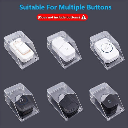 Transparent Wireless Waterproof Doorbell Cover for Outdoor Use
