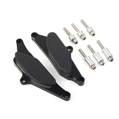 Black Engine Slider Crash Protector Pads for Yamaha Vmax 1700 (2009-2018)