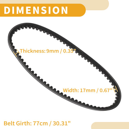 Drive Belt V-Belt for Suzuki LT80 Quadsport (1987-2006)