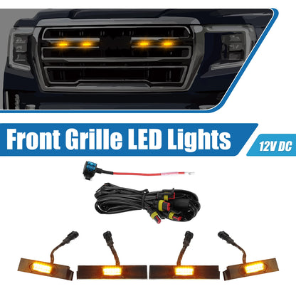 Front Grille LED Lights for Toyota 4Runner 20-22 Amber (2020-2022)