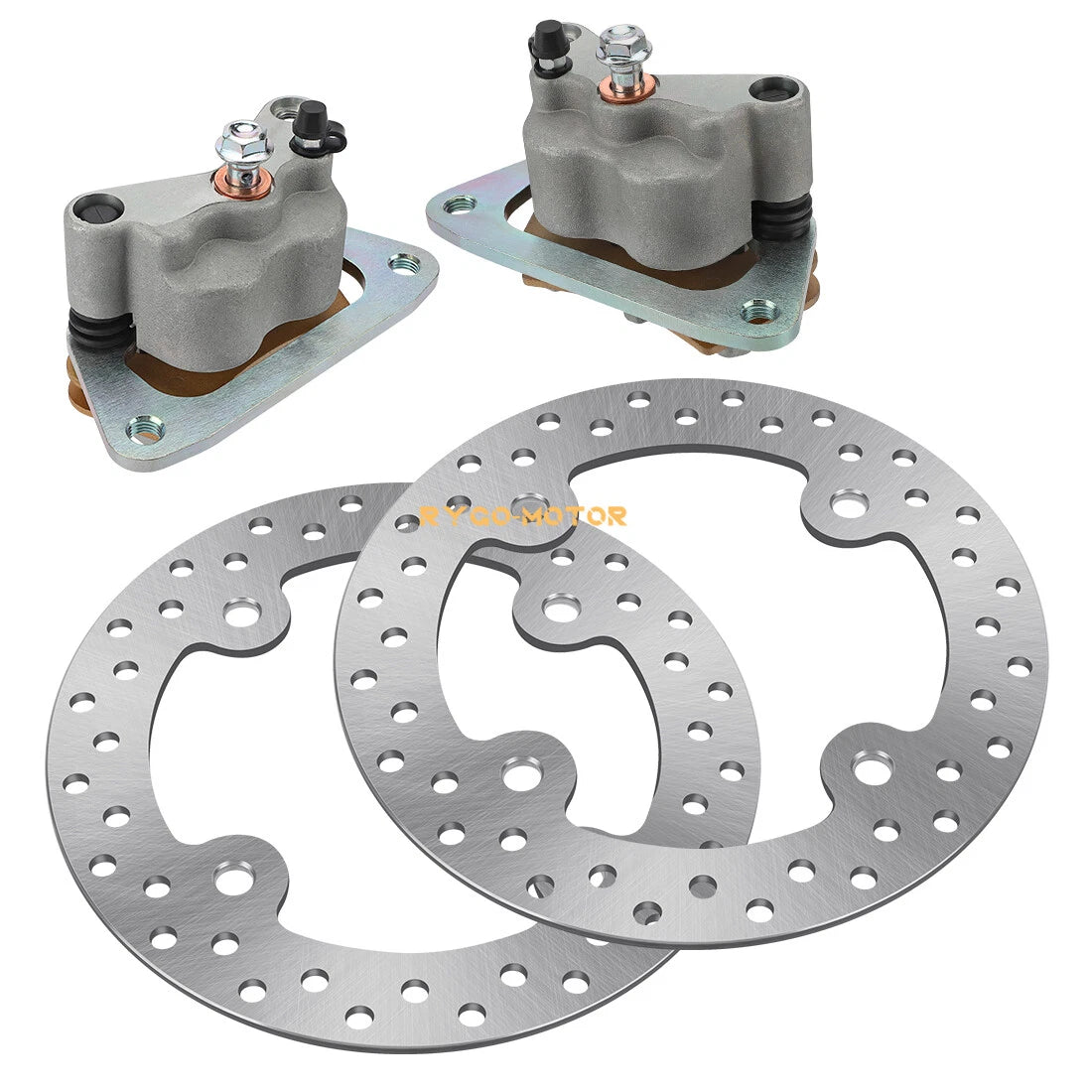 2 x Brake Caliper and Disc Rotor for Polaris RZR 800 EFI (2008–2014)