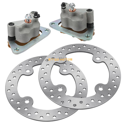 2 x Brake Caliper and Disc Rotor for Polaris RZR 800 EFI (2008–2014)