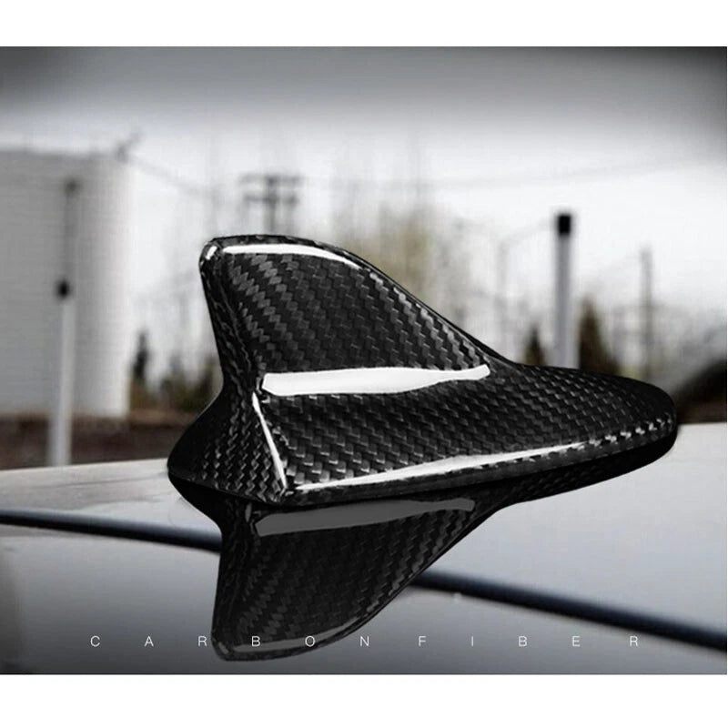Real Carbon Fiber Roof Shark Fin Antenna Cover Caps fit For Lexus ES IS NX 2019