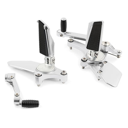 Silver Motor Foot Pedal Shift Lever Brake Pedal Kit for BMW R9T R Nine T (2021+)