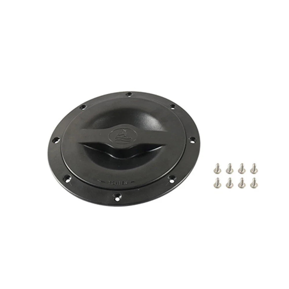 Fishing Deck Hatch Kit 6" Black with Storage Bag for Surfboard Boats