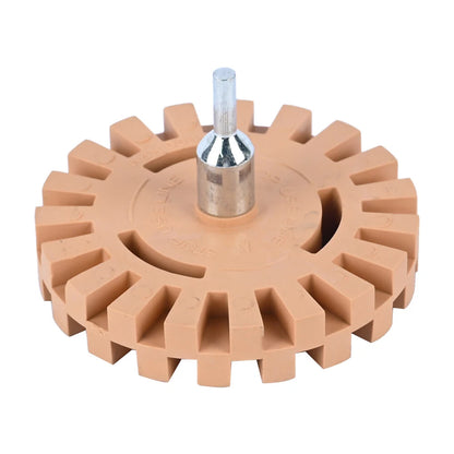 Decal Remover Eraser Wheel 4 Inch Rubber Pinstripe for Drill Arbor Adapter