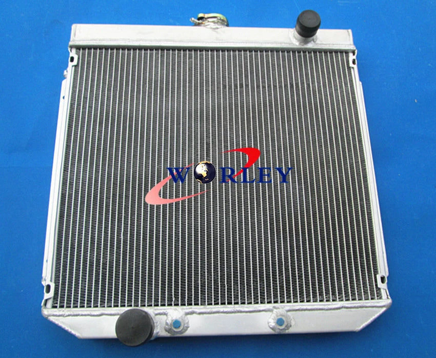 Aluminum Radiator & Fan for Ford Falcon XR XT XW XY Windsor 289 302 351