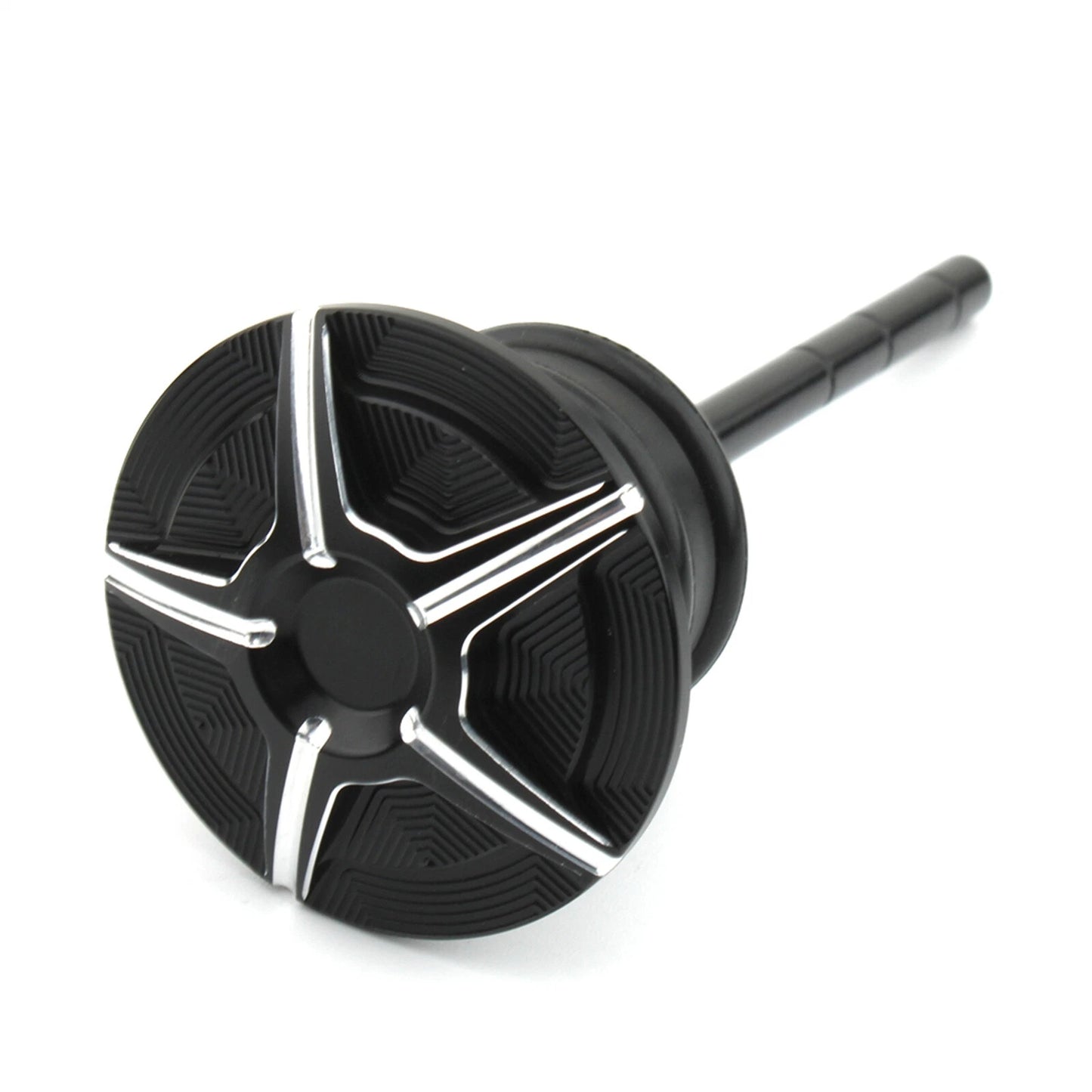 Transmission Oil Dipstick Fill Plug for Harley Softail  1 x Black