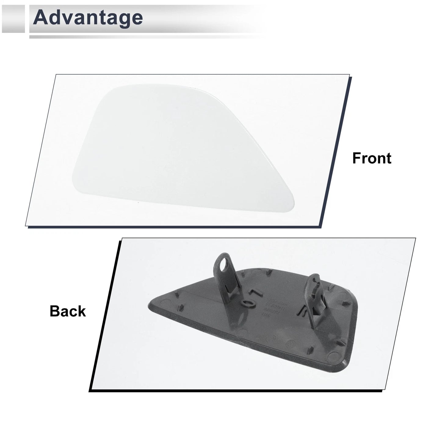 Bumper Headlight Washer Nozzle Cover Cap for BMW 535i (2011-2016)