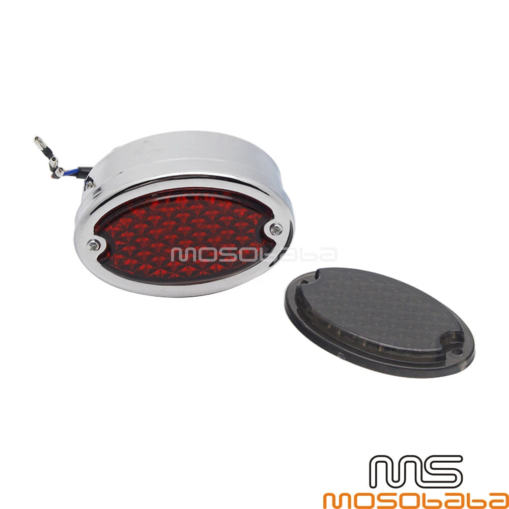 LED Cateye Tail Light for Suzuki Boulevard C50 M50 M90 S40 C50T C90T M109R (2005-2023)