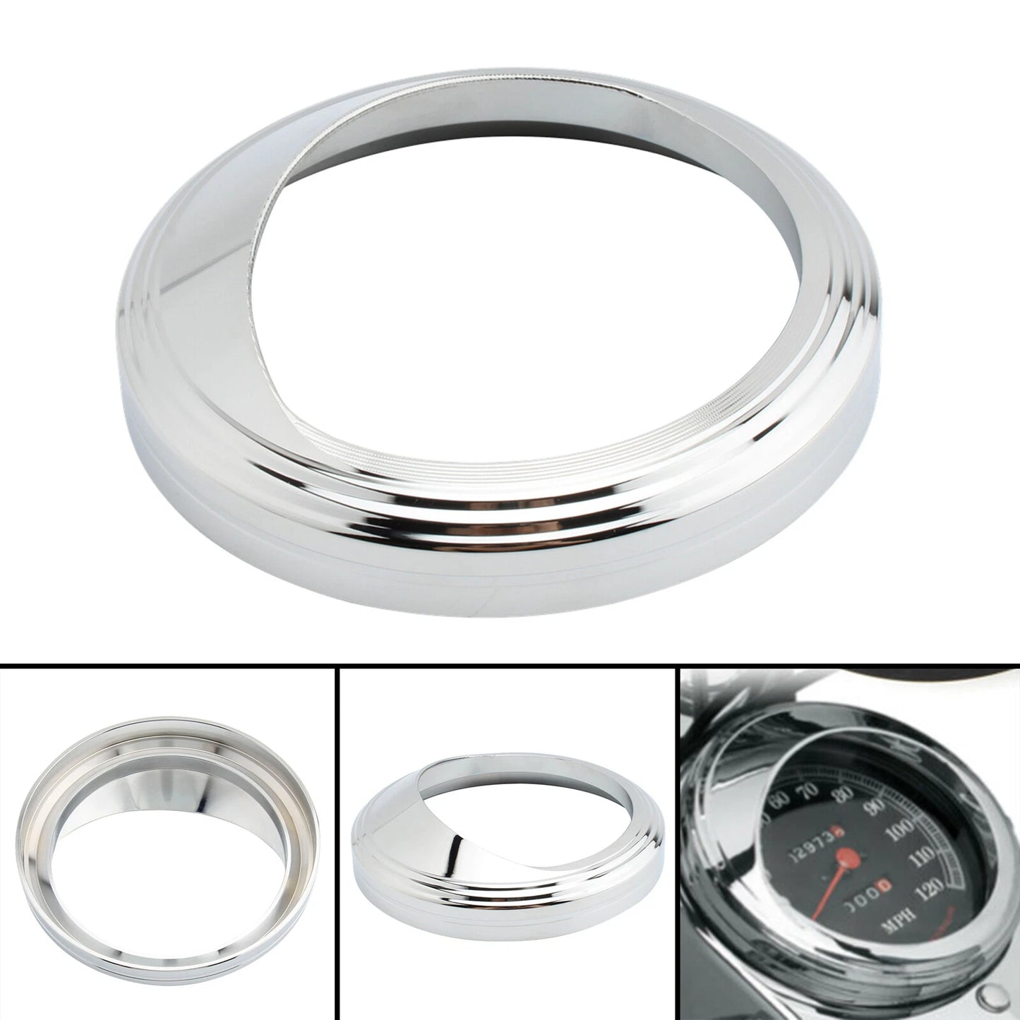 5" Speedometer Cover for Harley Glide, Fat Boy, FXST (2000-2023)