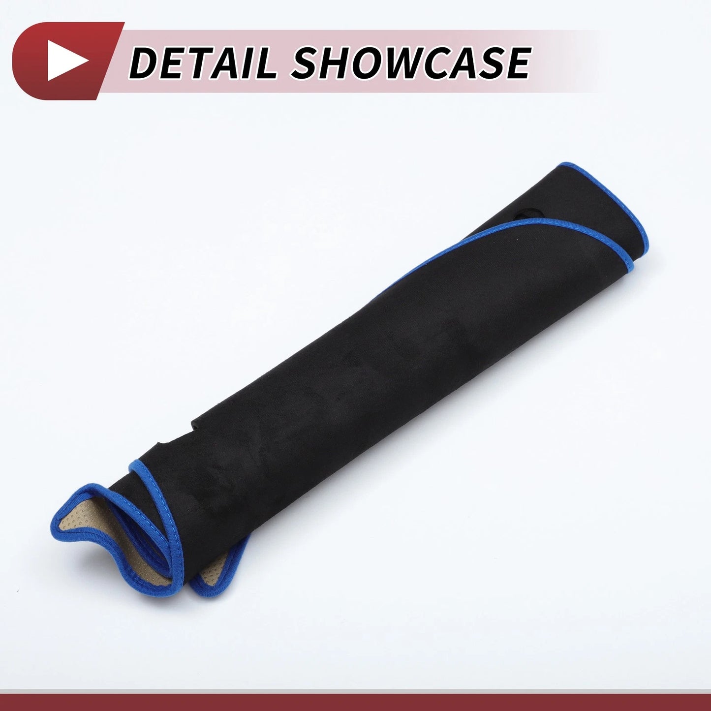 Dashboard Cover Mat for Toyota Estima 50 Series (2006-2019) - Black Blue