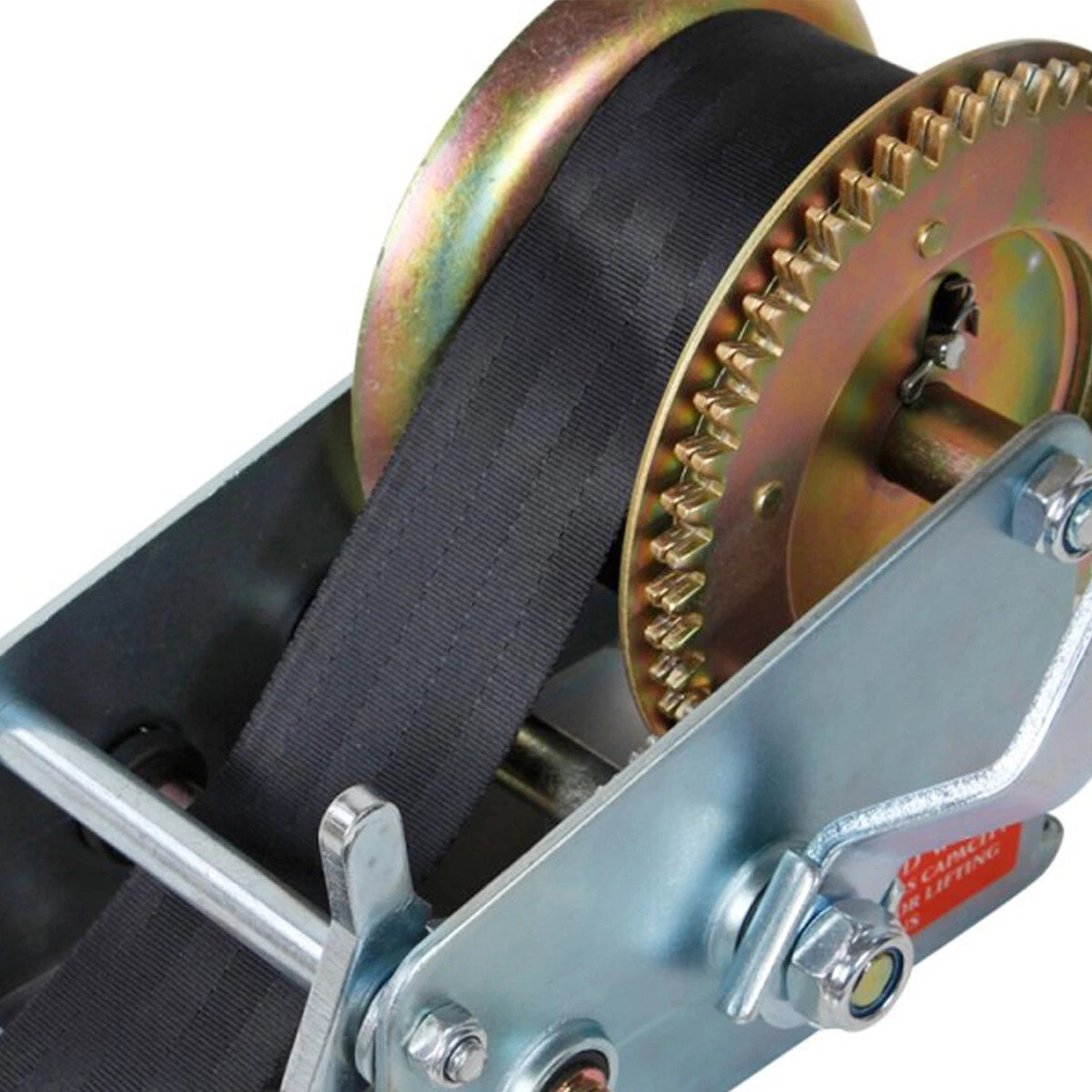 3000LBS Hand Winch 1-Way 8M Synthetic Strap for Pickup ATV Boat Trailer (N/A)
