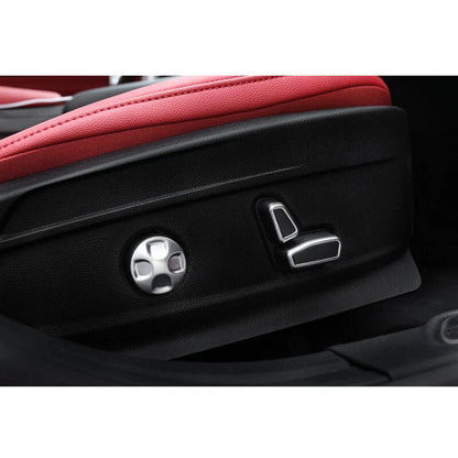 Seat Adjustment Buttons Cover Cap Trim For Alfa Romeo Giulia Stelvio 2017-2018