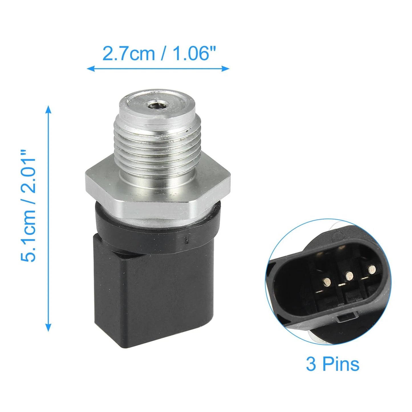 Fuel Rail Pressure Sensor for Dodge Sprinter 3500 (2004 - 2009)