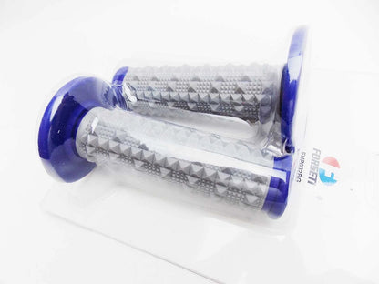 Yamaha YZ80 Forseti Blue Grey Diamond Handlebar Grip Set