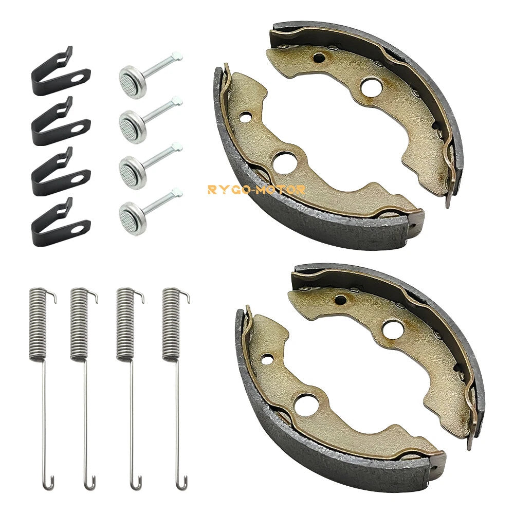 2 x Front Brake Wheel Cylinders & Shoes for Honda FourTrax Foreman 350 TRX350D (87–89)