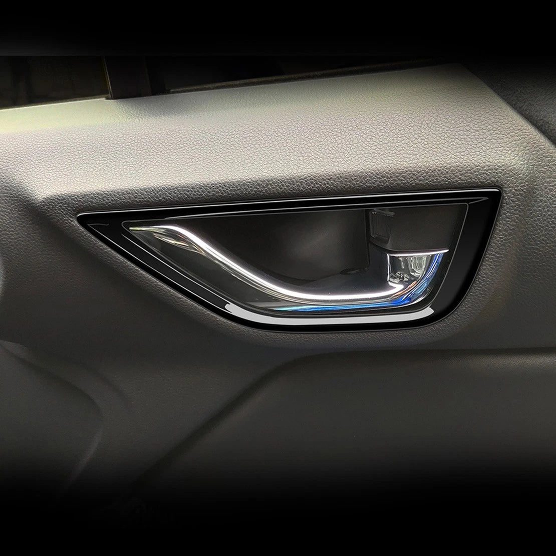 Black Door Handle Trim Covers for Subaru BRZ Toyota GR86 (2022-2023)