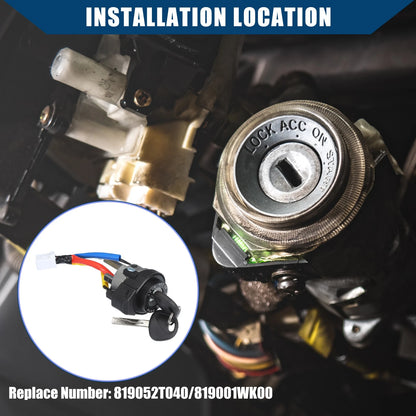 Car Ignition Lock Cylinder Kit for Kia Optima (2011-2015)