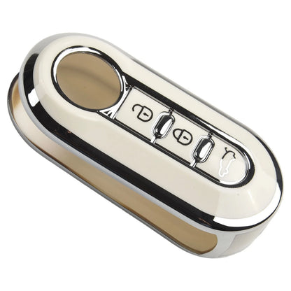 Key Fob Repair Cover for Fiat Punto Creamy White