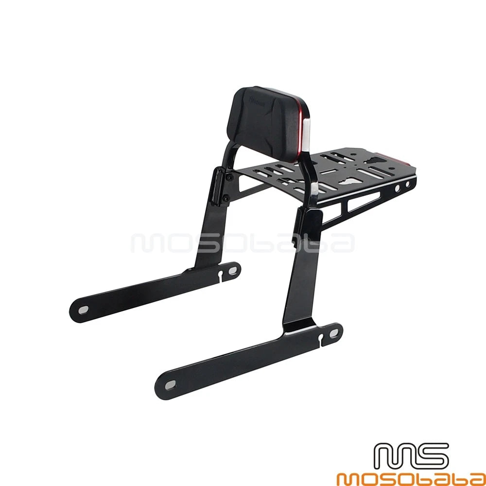 Rear Passenger Sissy Bar w/Luggage for Dyna Street Bob (2006-2023)