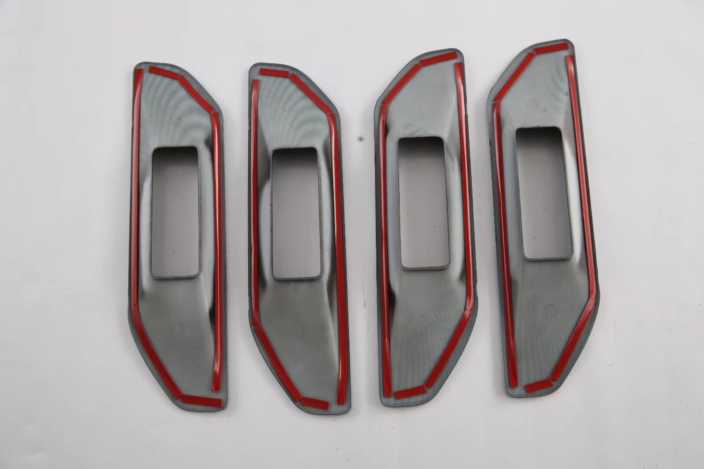 Inner Door Armrest Lid Frame Carbon Fiber Cover Trim for Ford Ranger (2023)