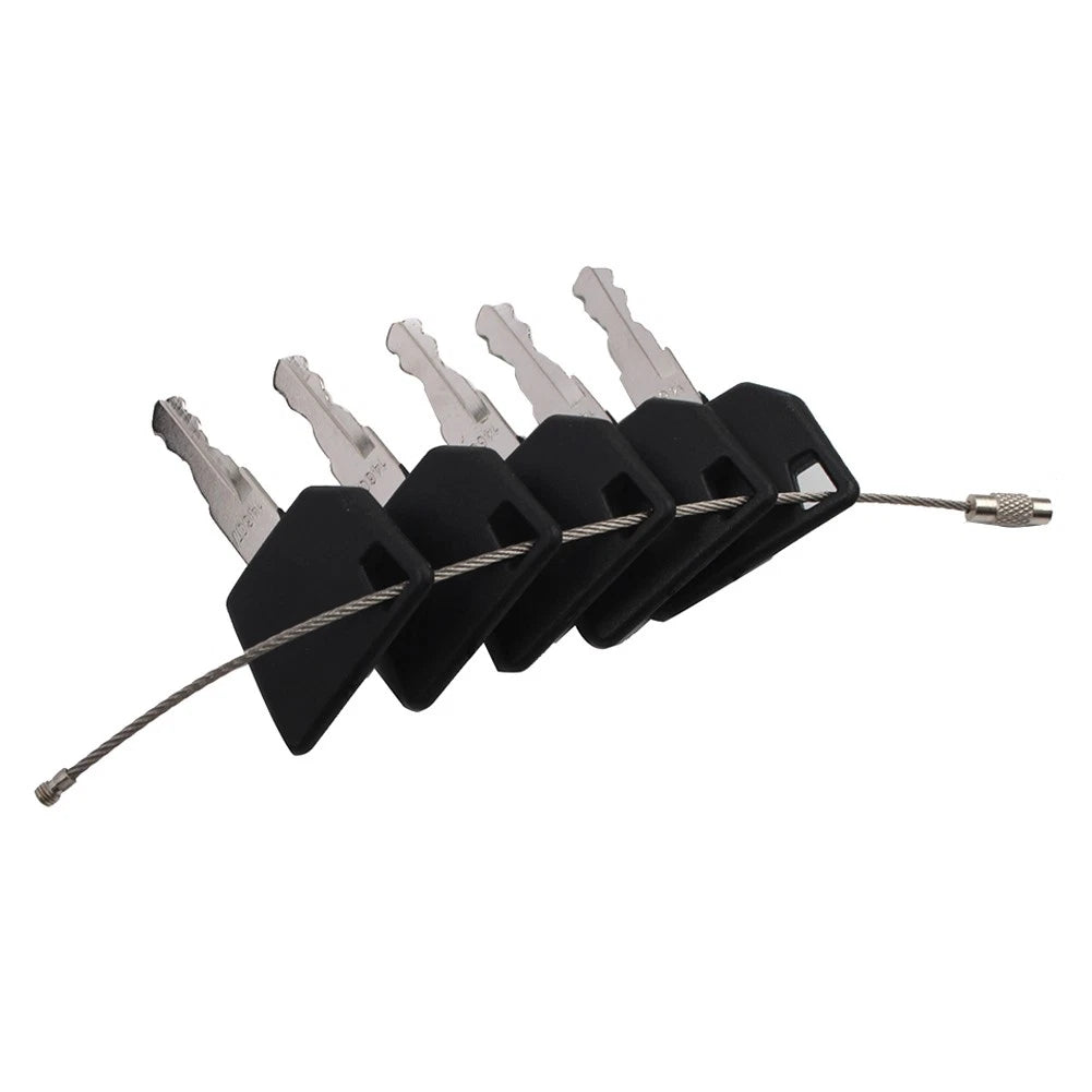 5 x Ignition Keys for JCB, Bobcat, Caterpillar, Dynapac, Gehl, Volvo