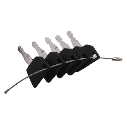 5 x Ignition Keys for JCB, Bobcat, Caterpillar, Dynapac, Gehl, Volvo