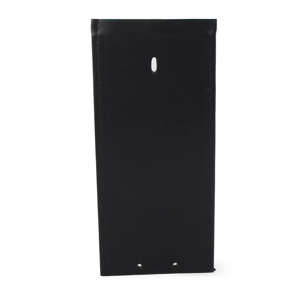 Black Leather Gas Tank Panel Bib for Harley Davidson