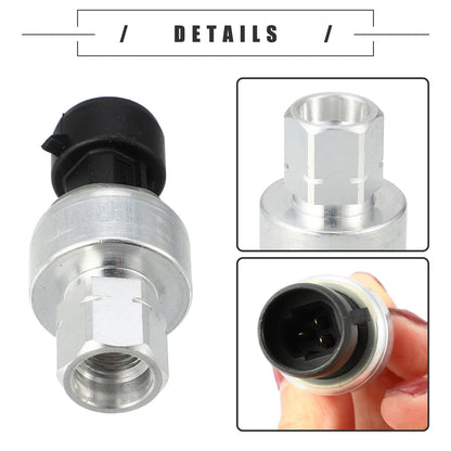 Pressure Sensor for Chevrolet Air Conditioning Black Metal