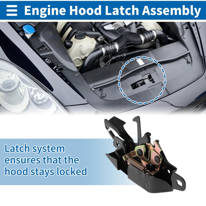 1 Pc Hood Latch Assembly for Toyota Tacoma (1995–2000)