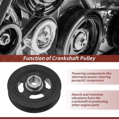 Harmonic Balancer Crankshaft Pulley for Toyota Corolla Matrix (2003–2013)