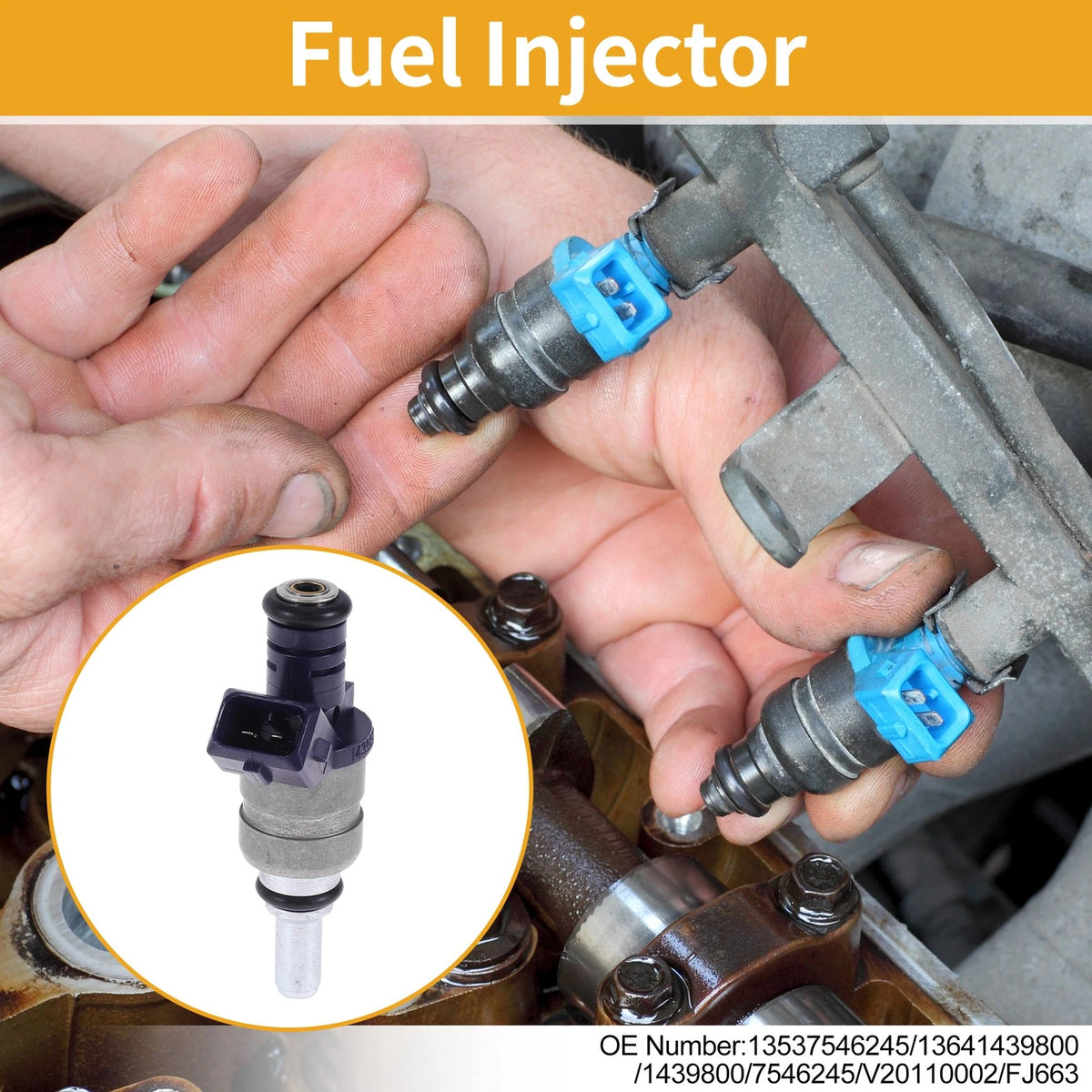 Fuel Injector for BMW 330ci E46 L6 3.0L (2001-2006) - 1 x Quality Replacement