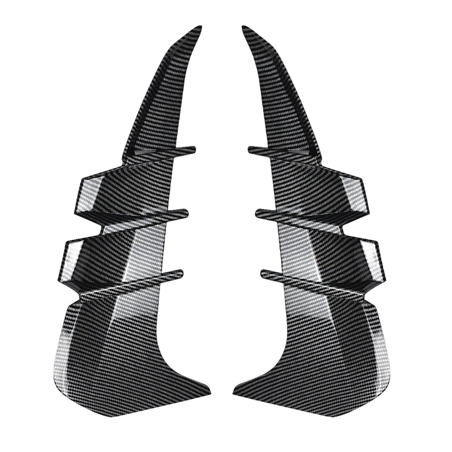 2 x Carbon Look Side Fender Air Vent Trims for Subaru BRZ (2022-2024)